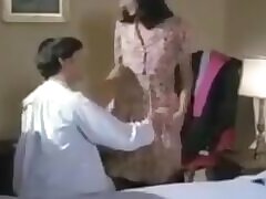 Nice vintage brunette mature mom gets anal fucked