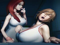 3D Hentai Schönheiten Futa Erfahrung Compilation