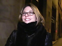 Public Agent French tourist fucked in public stairwell