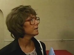 Reife in Gläsern Anal in Stockings