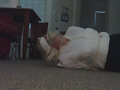 Amateur Tranny Selbst-Bondage