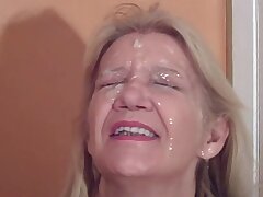 Dusche von Spermien oder dem zebioos Fantasie