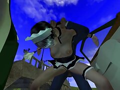 Busty 3D Cartoon Maid immer gefingert und gefickt. Boner induzieren große Brust 3D Cartoon Maid immer ihre nasse Muschi gefingert und gefickt