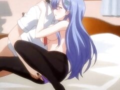 Süße Anime in Nylons beim Sex. Süße Anime Mädchen in Strümpfen, die wilden sex