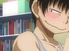 Lascive Anime babe wird hochgestrickt. Lascive anime babe wird hochgestrickt und wird berührt