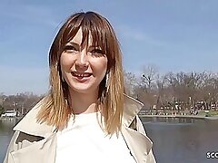 Deep Anal Sex For Floppy Tits Teen Kristin At Street Casting With Jason Steel And German Scout