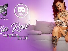 Ria Red - No Netflixx - Tattooed German Babe Solo