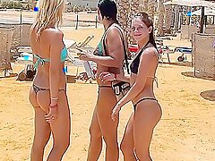 Egypt porn with hot bikini girls: Day 8 - Amateur holiday sex for breakfast