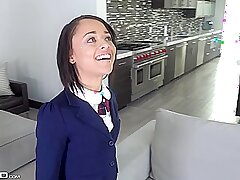 Dirty Schoolgirl Is Happy To Be Fucked Hard
