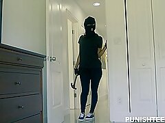 Robber Fucks His Sexy Accomplice Using Handcuffs