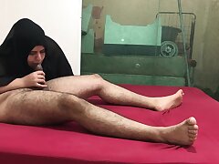 Wild, Muslim doll is having naughty fuck-a-thon with a nasty stud who isn't her hubby