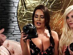 Bigtitted british voyeurs humiliate with joi