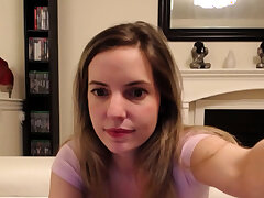 Deviish blonde teen hot solo pussy toying session